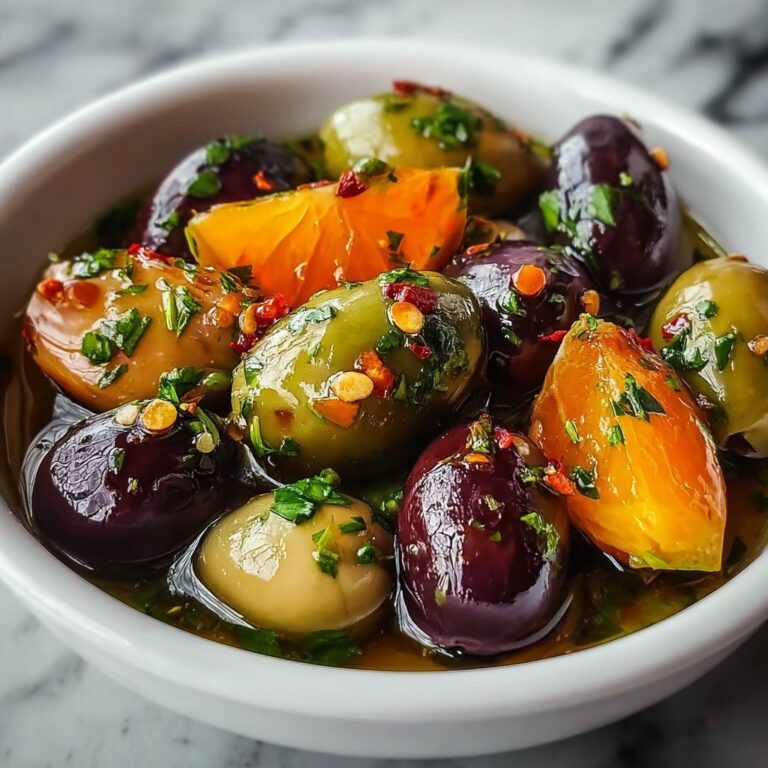 Marinated Olives with Orange and Garlic: A Flavorful Mediterranean Delight Recipe
