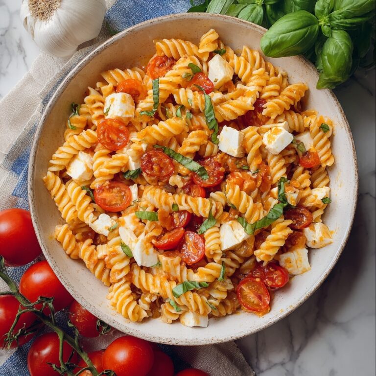 Tomato Basil Pasta with Mozzarella Recipe
