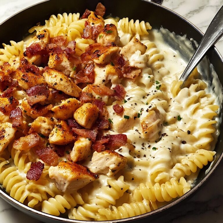Ultimate Chicken Bacon Ranch Pasta (Creamy, Cheesy & Comforting!) Recipe