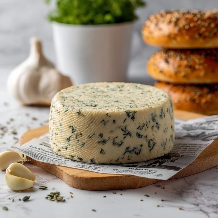 Vegan Garlic Herb Boursin (Cashew and Yogurt-Based Cream Cheese) Recipe