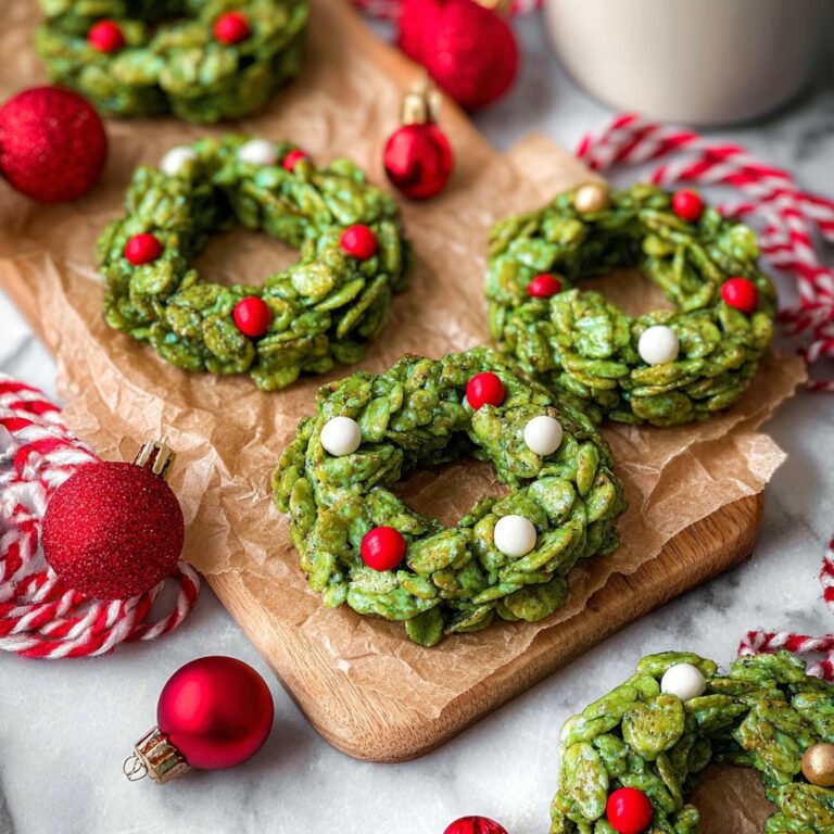 Cornflake Christmas Wreath Cookies Recipe