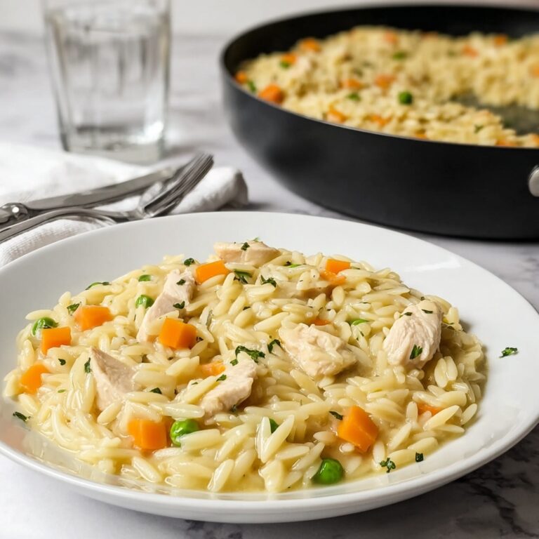 Creamy Chicken and Orzo Pot Pie Recipe