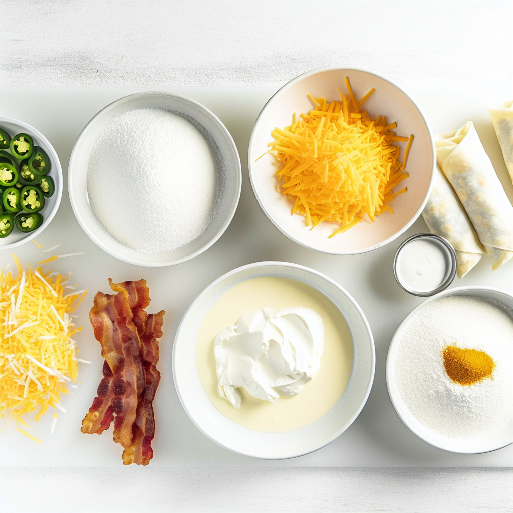 Jalapeno Popper Egg Rolls Recipe - Recipe Image