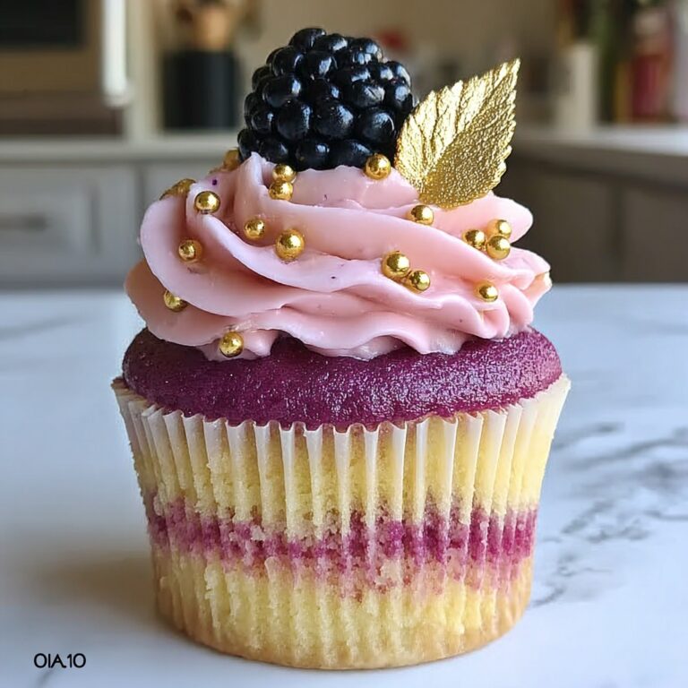 Light and Fluffy Blackberry Champagne Cupcakes for Celebrations Recipe
