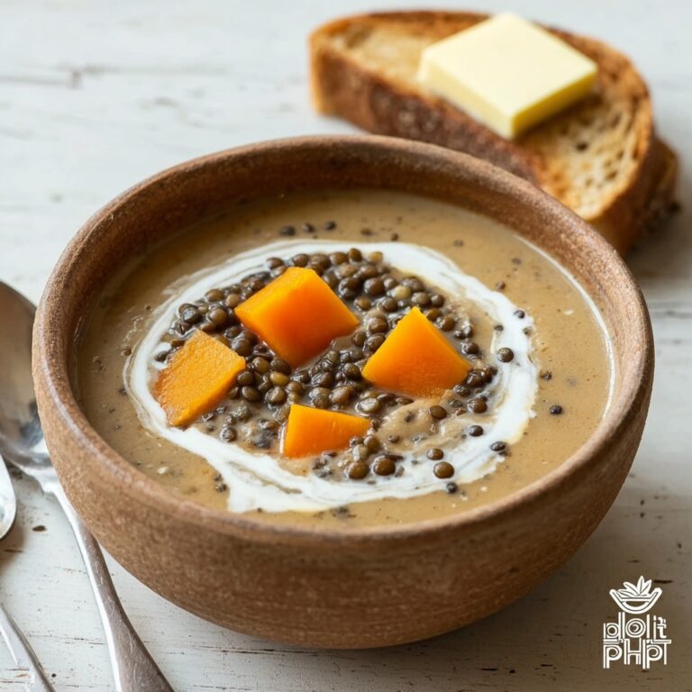 Batch-Cook Hearty Lentil & Winter Squash Soup Recipe