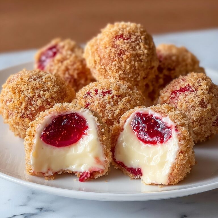 Strawberry Crunch Cheesecake Bites – Easy No-Bake Dessert Recipe