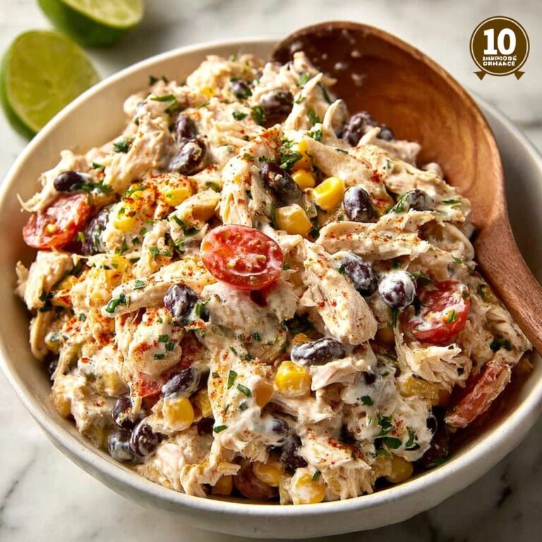 High Protein Southwest Chicken Salad Recipe