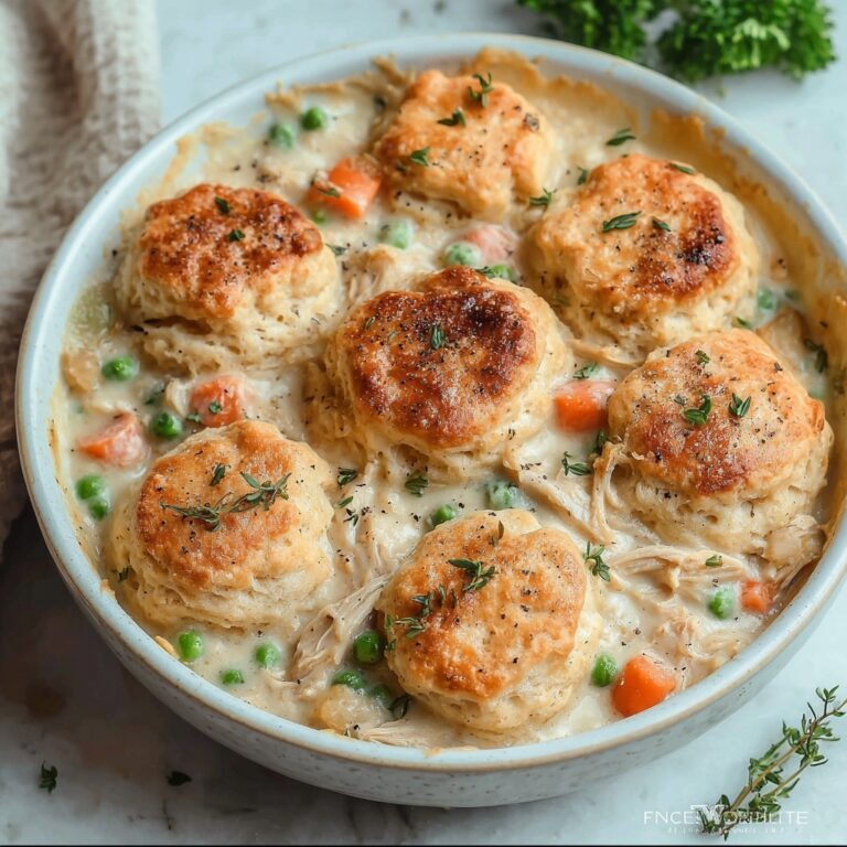 Creamy Chicken & Biscuit Bake Recipe