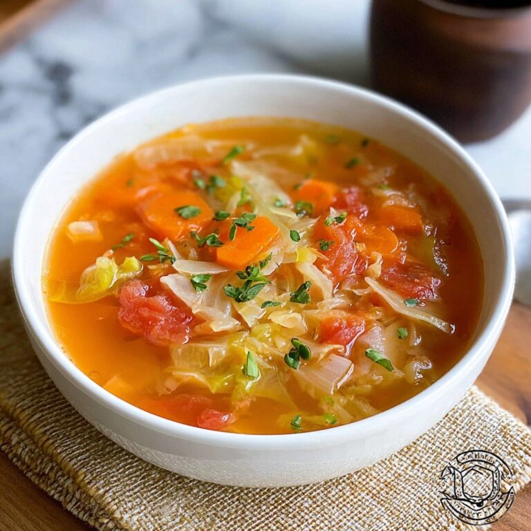 Cabbage Weight Loss Soup Recipe