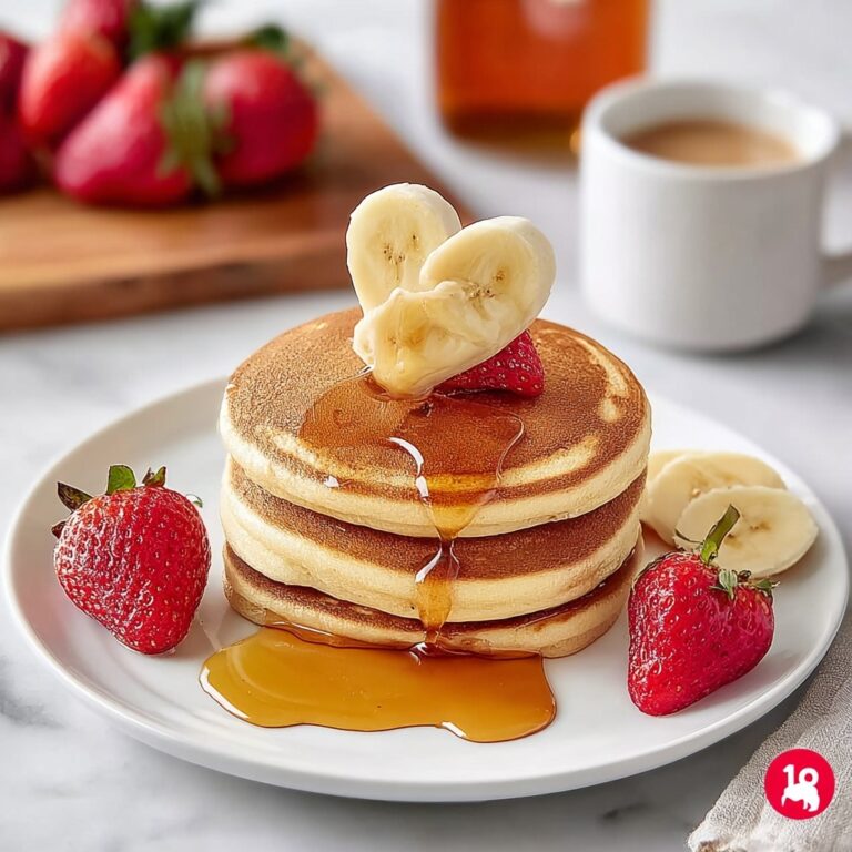 Heart-Shaped Pancakes Recipe