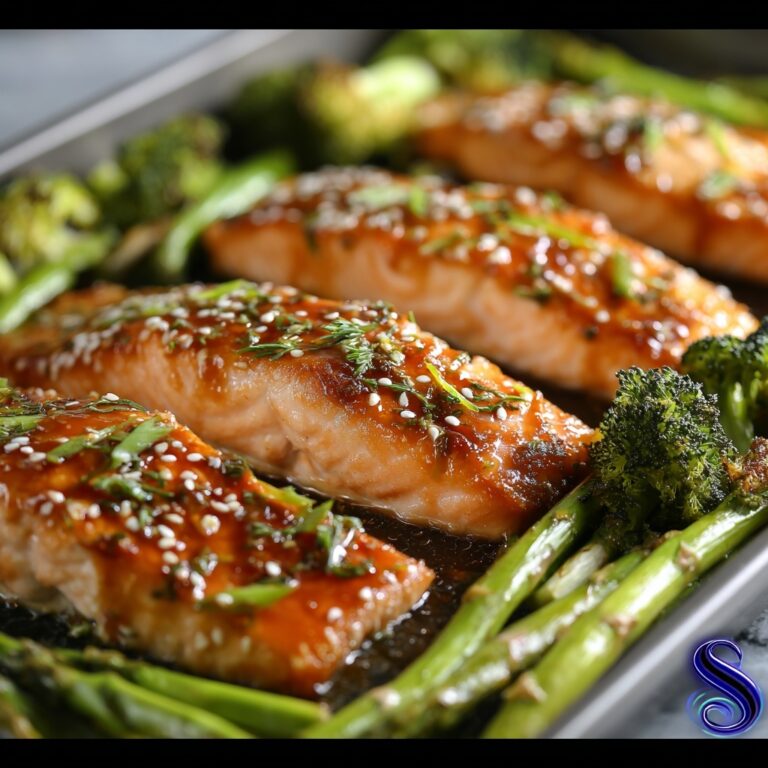 Sheet Pan Salmon with Asparagus Recipe