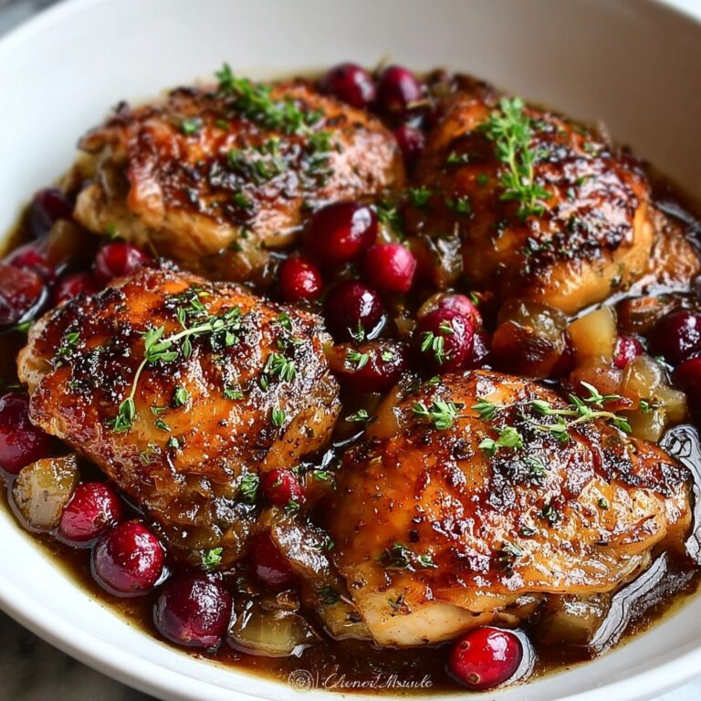 Slow Cooker Cranberry Chicken Recipe