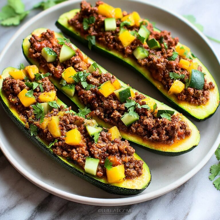 Stuffed Zucchini with Ground Turkey Recipe