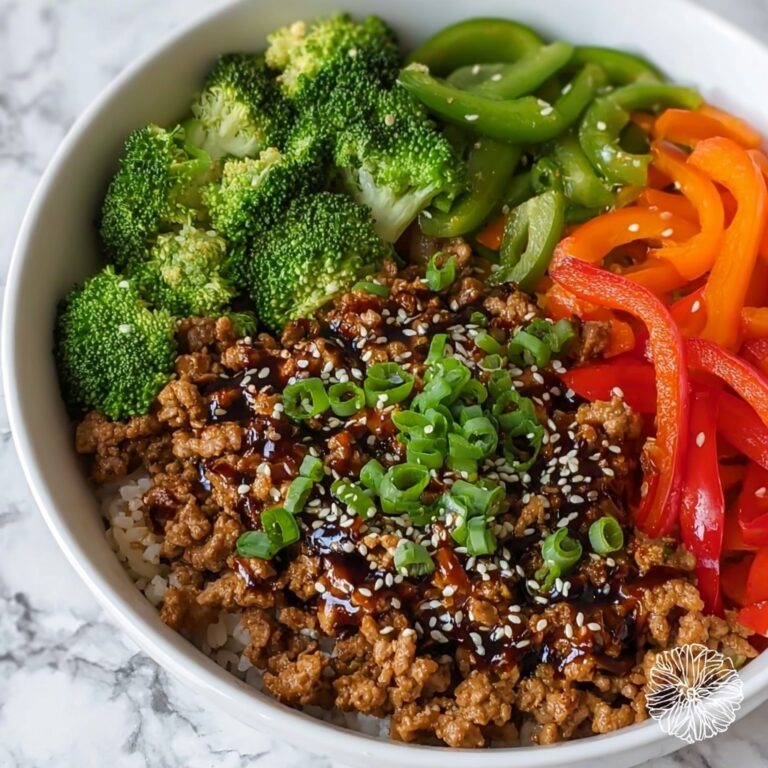 Healthy Ground Turkey Teriyaki Rice Bowl Recipe