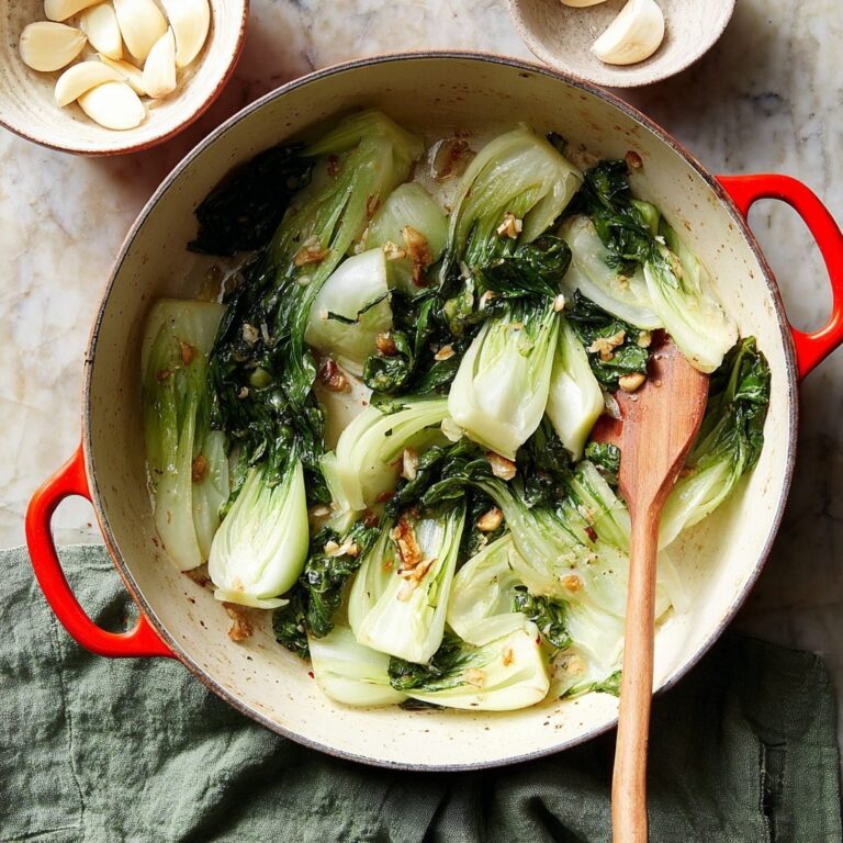 Quick & Simple Sautéed Bok Choy With Garlic Recipe