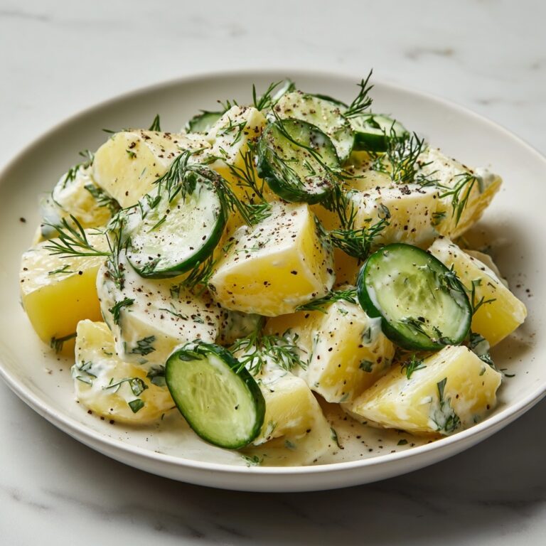 Greek Yogurt Potato Salad with Cucumbers: A Fresh, Creamy, Lighter Twist on a Classic Favorite Recipe