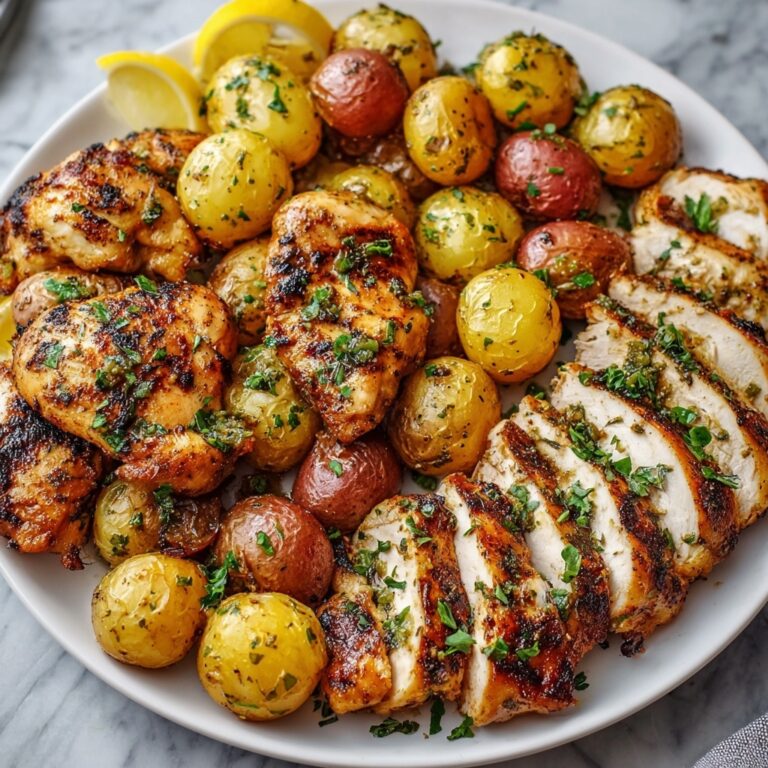 Sheet Pan Lemon Balsamic Chicken and Potatoes Made Easy! Recipe