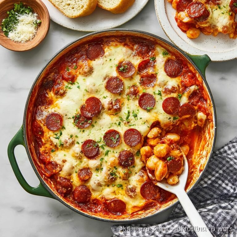 Pizza Beans Bake Recipe
