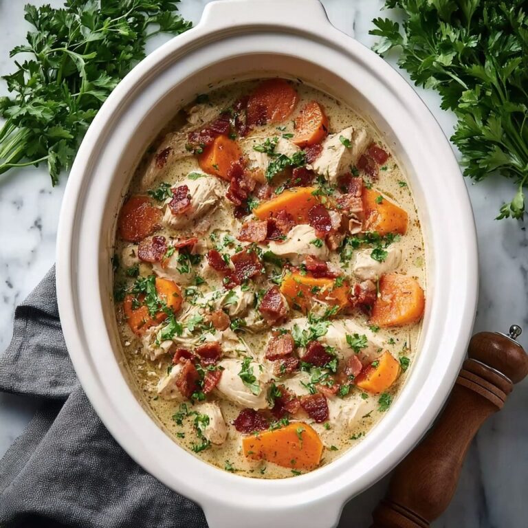 Homemade Slow Cooker Chicken Casserole Recipe
