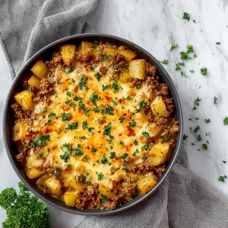 Hearty Ground Beef and Potatoes Skillet Recipe