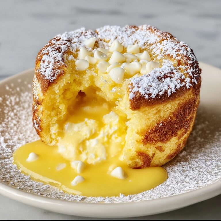 Lemon Lava Cake Dessert Recipe