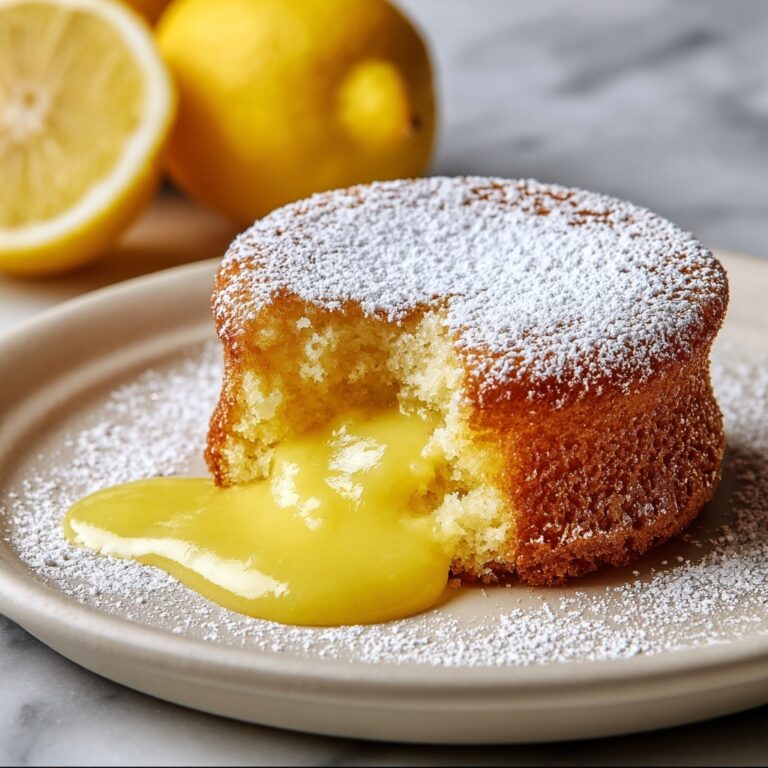 Lemon Lava Cake Dessert Recipe