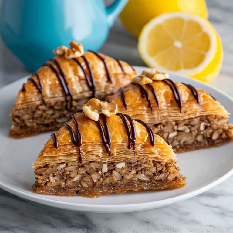 Classic Walnut Baklava with Honey and Cinnamon Recipe