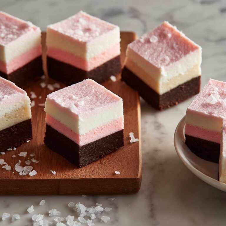 Brownie Neapolitan Fudge (No-Bake Layered Fudge) Recipe