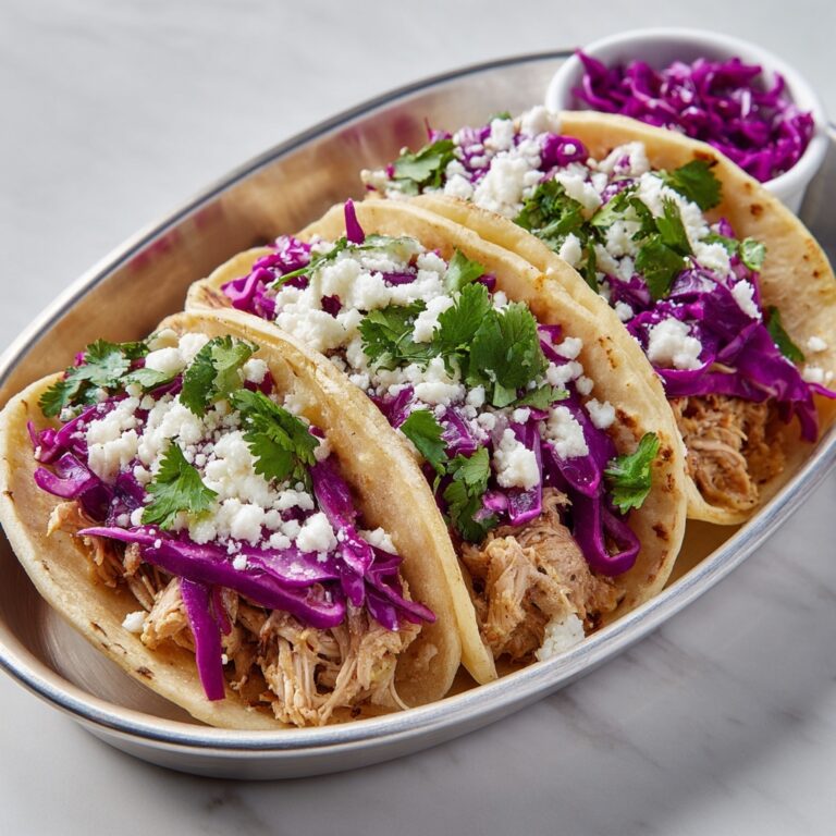 Quick Chicken Tacos with Slaw Recipe