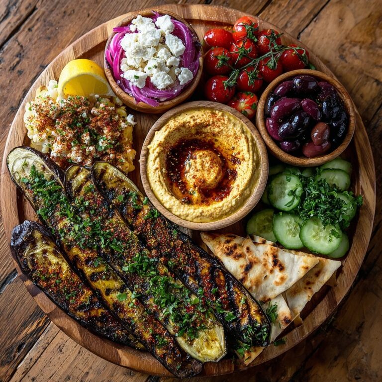 Mediterranean Grazing Board with Roasted Eggplant Dips: Ultimate 5-Step Crowd-Pleaser Recipe