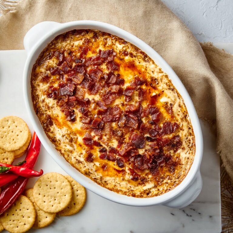 Bacon and Cream Cheese Dip with Hot Pepper Jelly Recipe