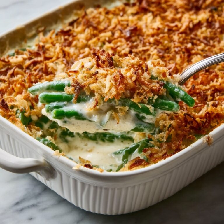 Delicious Green Bean Casserole – A Classic Comfort Food Favorite Recipe