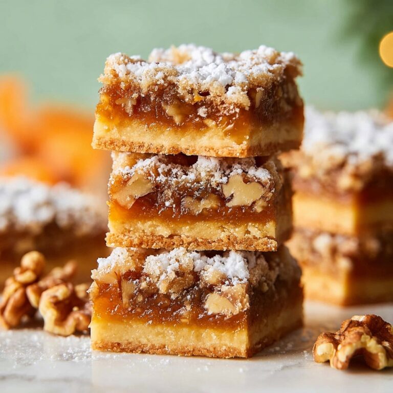 Apricot Walnut Coconut Bars Recipe