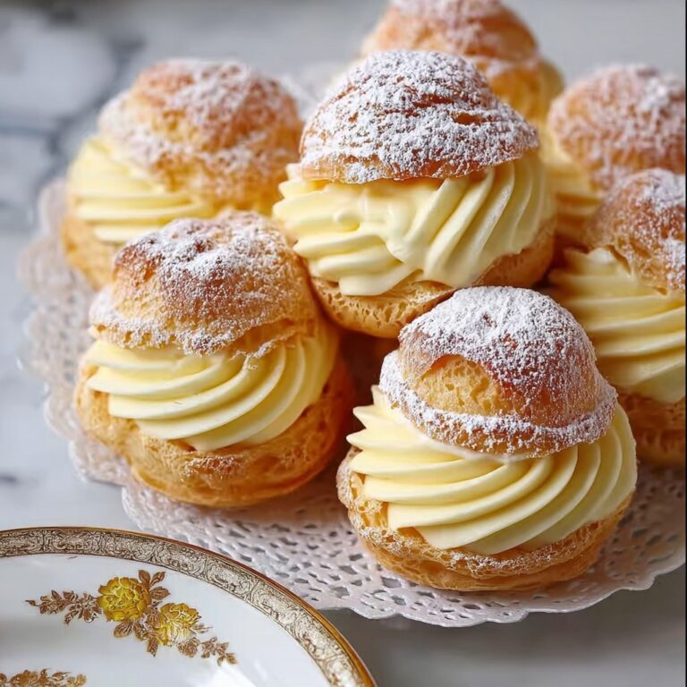 Eggnog Cream Puffs Recipe