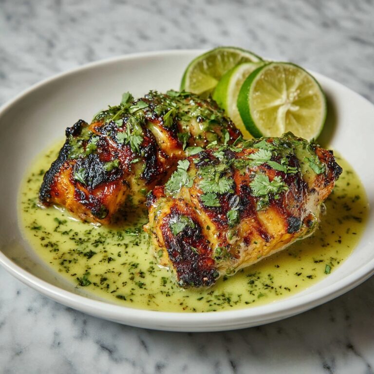 Grilled Salsa Verde Chicken with Melted Pepper Jack Cheese Recipe