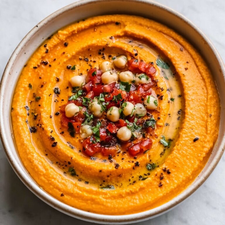 Easy Red Pepper Hummus Recipe