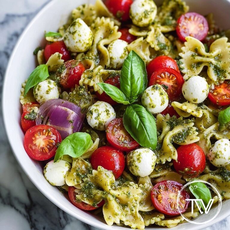 Bow Tie Pasta Salad with Cherry Tomatoes, Bocconcini, and Basil Recipe