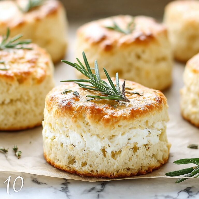 Savory Rosemary Goat Cheese Biscuits Recipe