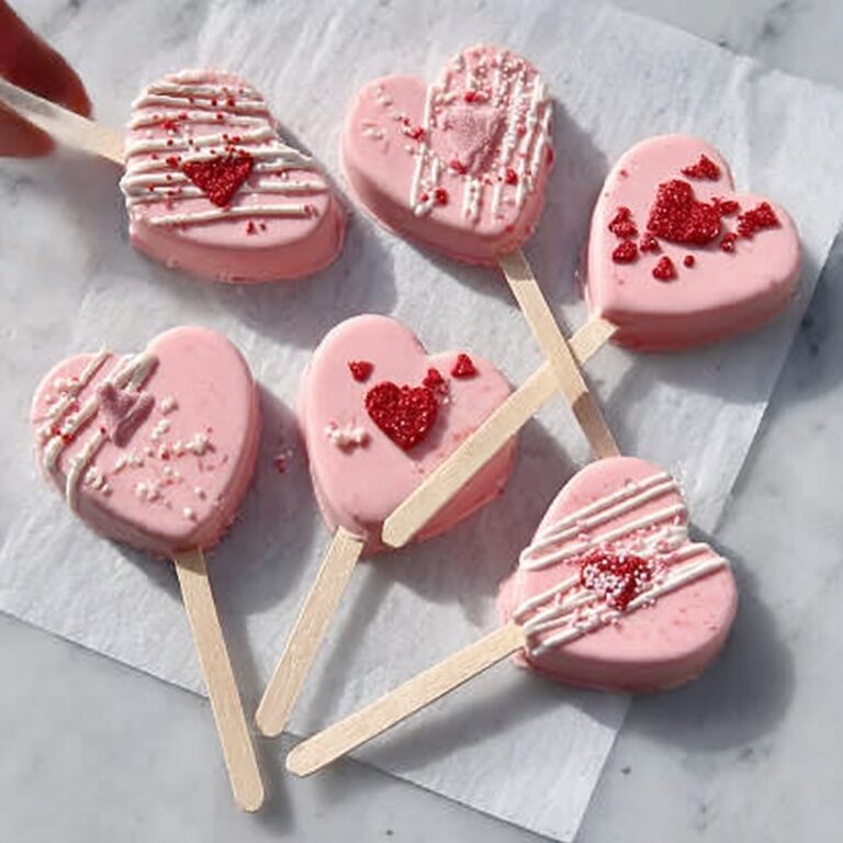 Valentine’s Day Heart-Shaped Cake Pops Recipe
