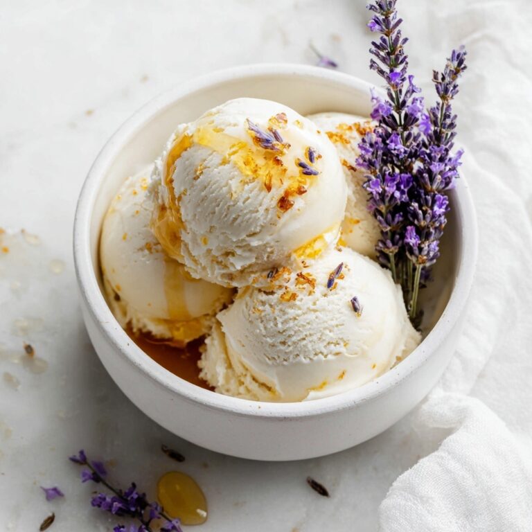 Honey Lavender Ice Cream Recipe