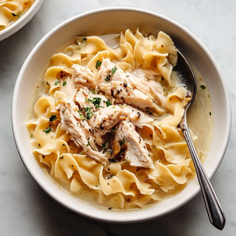 Chicken and Noodles Soup Recipe