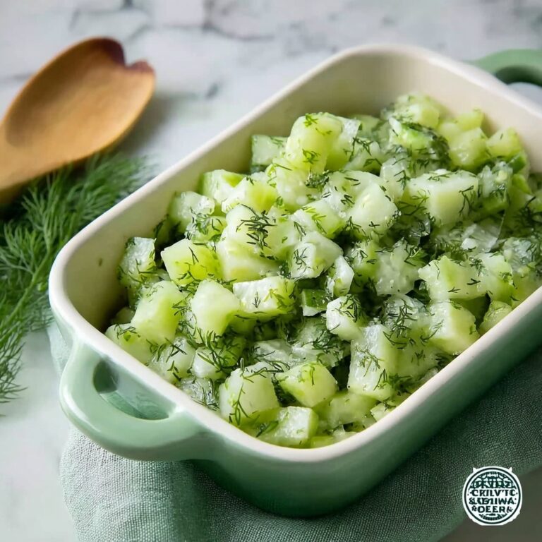 Crunchy Cucumber Celery Salad with Green Apple Recipe