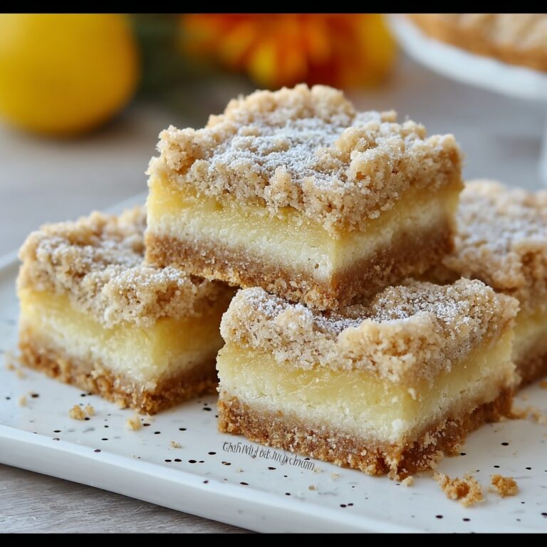 Savory Easy Lemon Crumb Bars: Perfect Make-Ahead Desserts Recipe