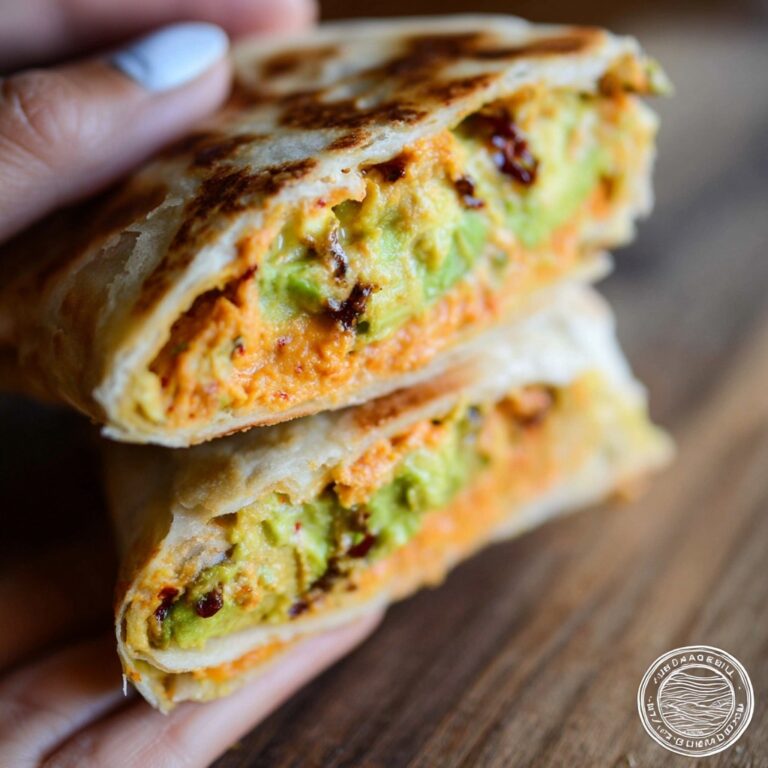 Scallion Pancake with Eggs and Spinach Wrap Recipe