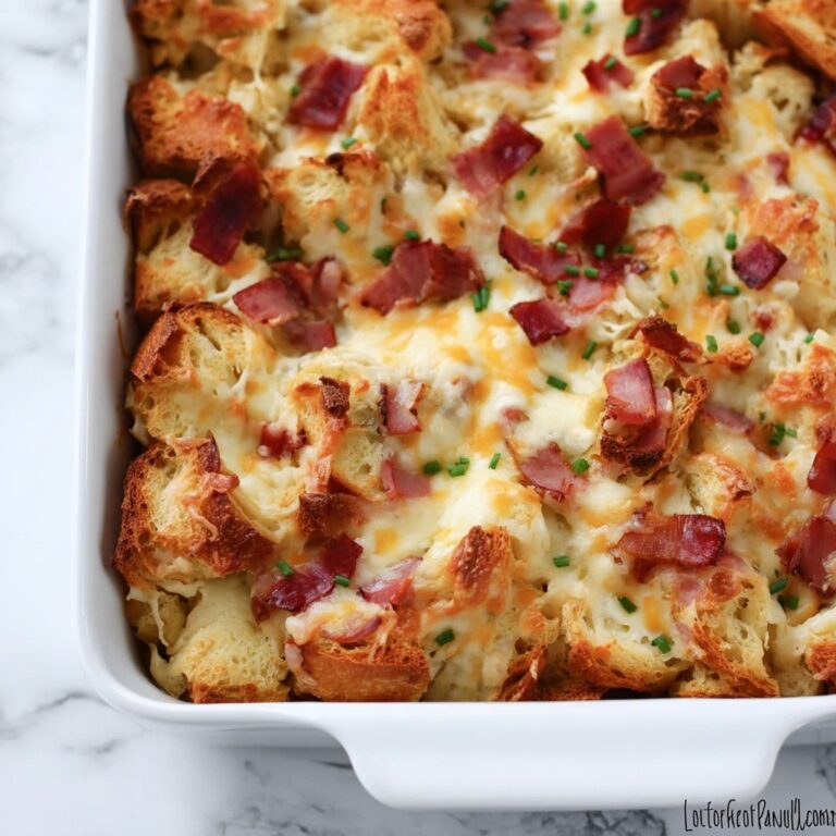 Bacon, Egg and Cheese Croissant Bake Recipe