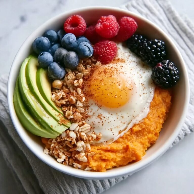 Sweet Potato Breakfast Bowls with Quinoa, Avocado, and Yogurt Recipe