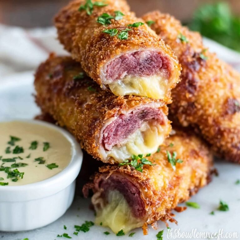 Keto Crispy Reuben Roll-Ups – Gluten-Free, Low-Carb Deli Snack Made Easy Recipe