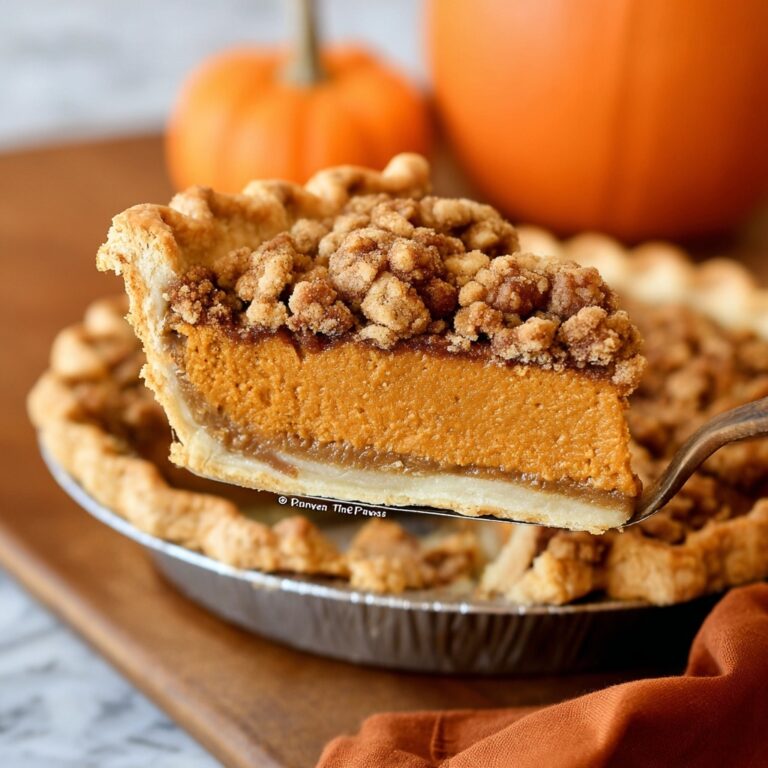 Ultimate Pumpkin Pie with Pecan Streusel Topping Recipe