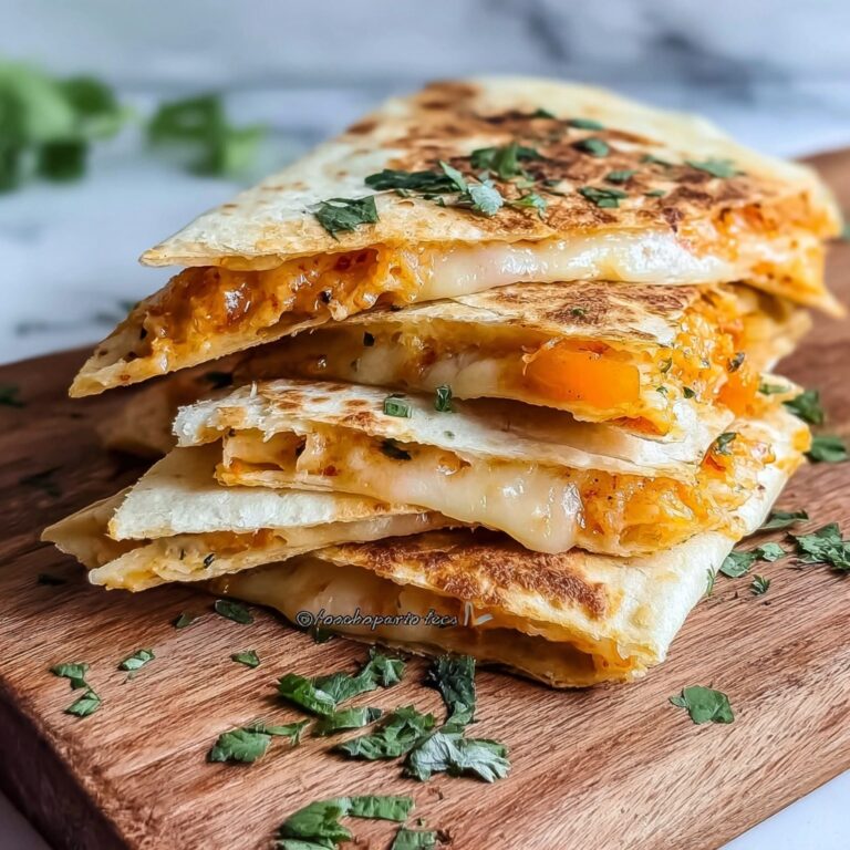 Fig-Jam & Peach Brie Quesadillas Recipe