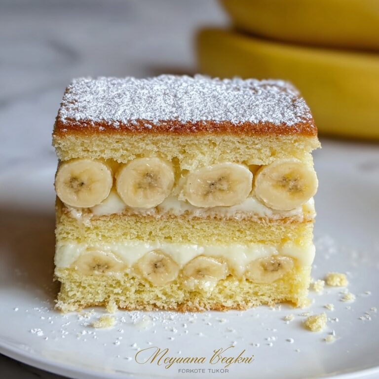 Irresistibly Easy Banana Magic Cake with Layered Delights Recipe